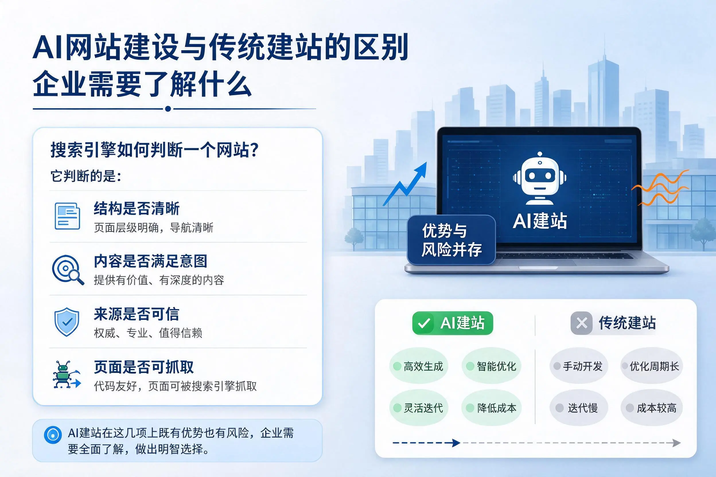 AI网站建设与传统建站的区别,上海企业需要了解什么