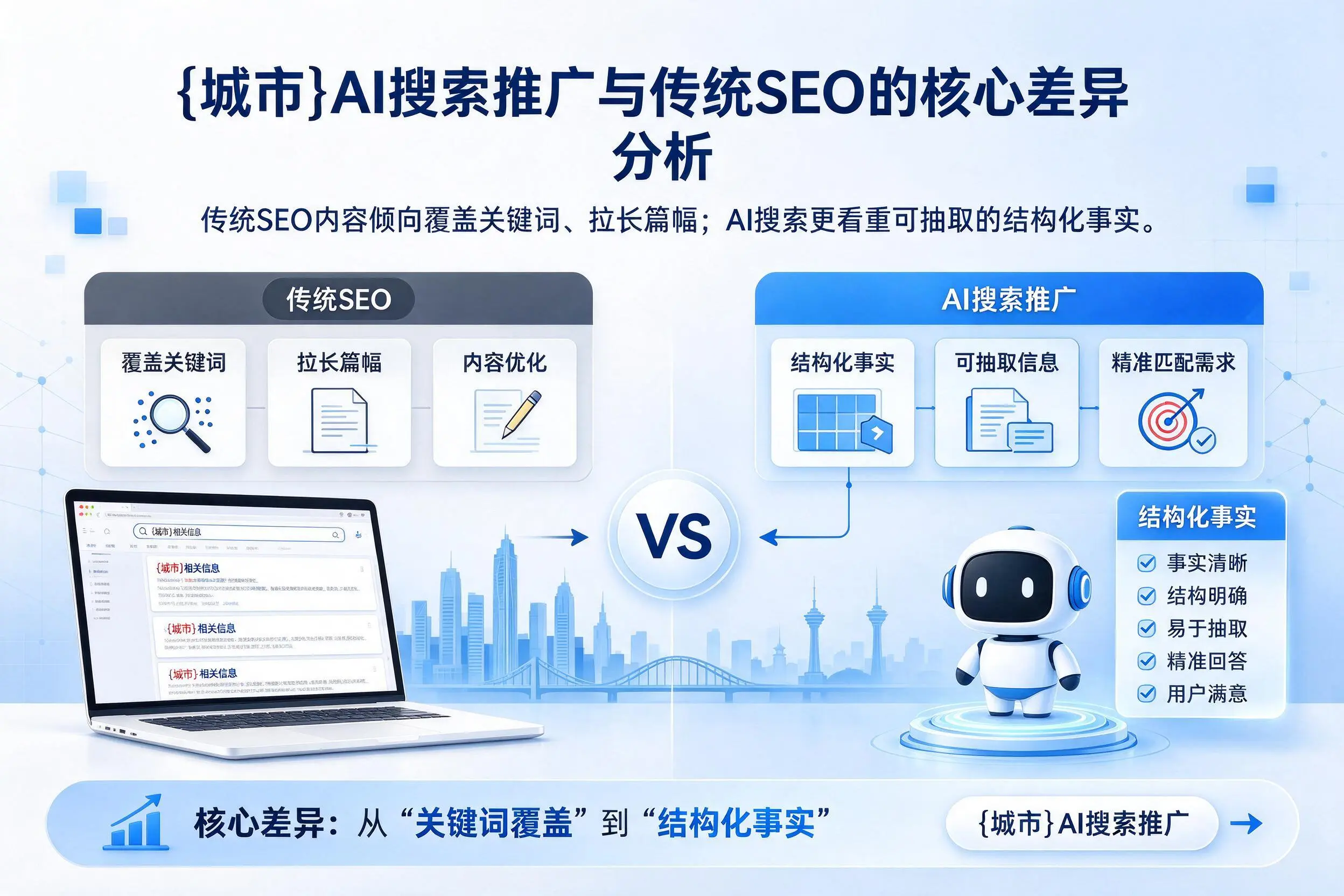 上海AI搜索推广与传统SEO的核心差异分析